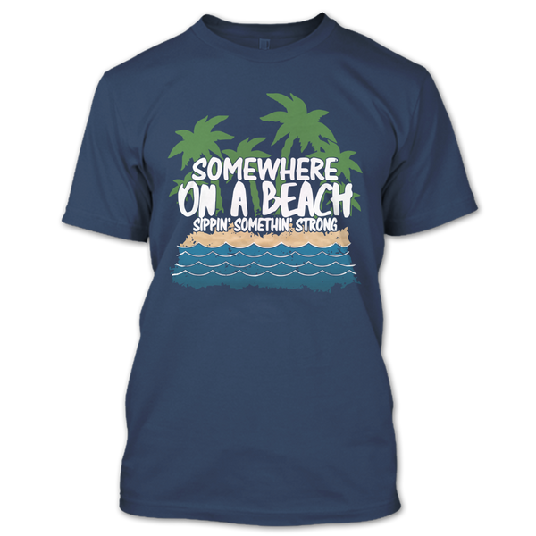 A black t-shirt with the shopify logo