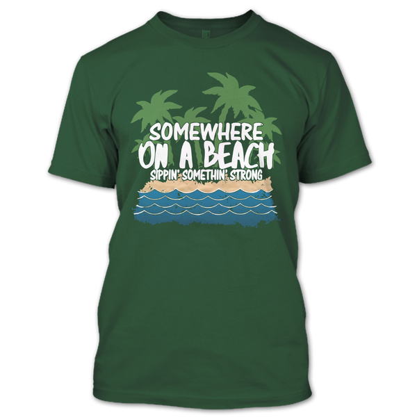 A black t-shirt with the shopify logo