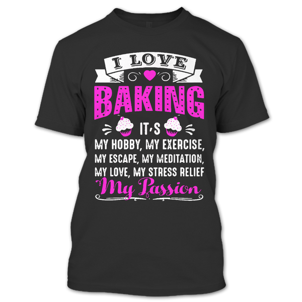 A black t-shirt with the shopify logo