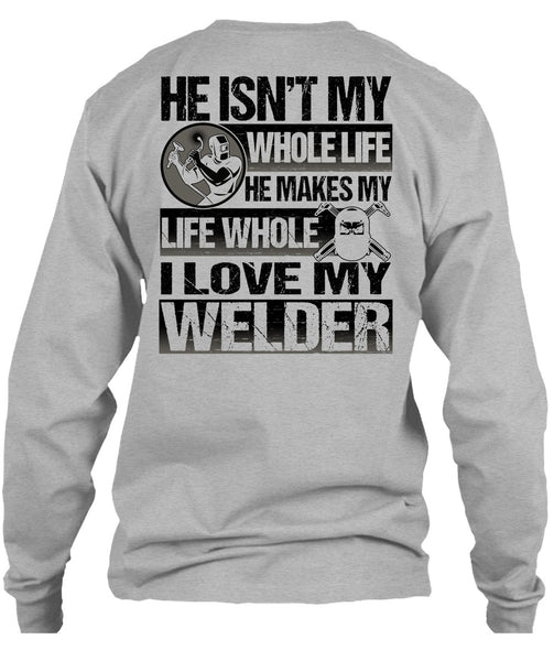 I Love My Welder T Shirt, I Love Welding T Shirt