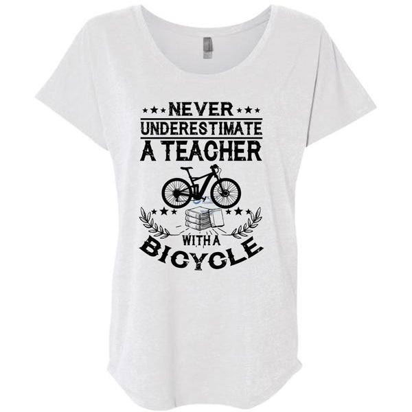 Teacher With A Bicycle T Shirt, I Love Teaching T Shirt, Awesome T-Shirts