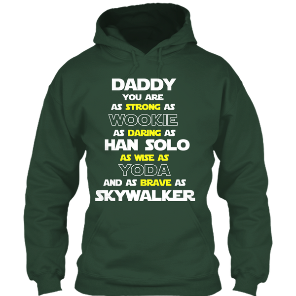 A black t-shirt with the shopify logo