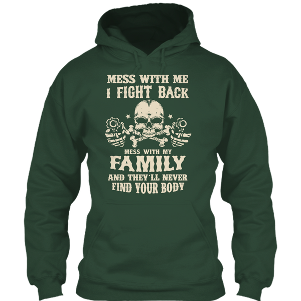 A black t-shirt with the shopify logo