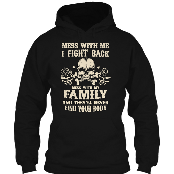 A black t-shirt with the shopify logo