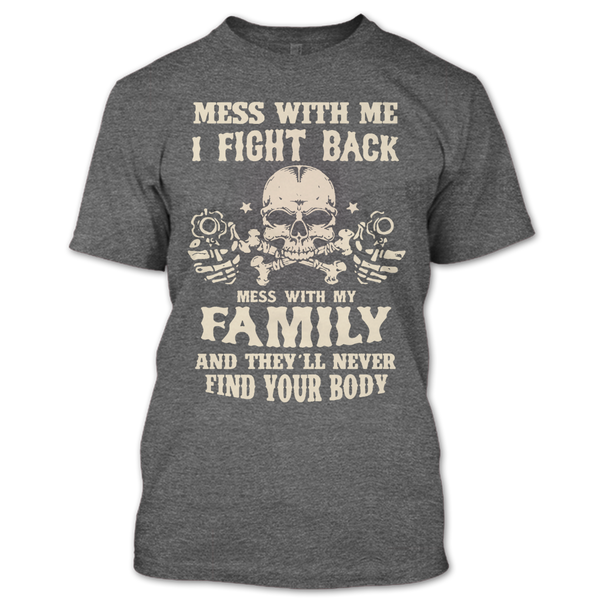 A black t-shirt with the shopify logo