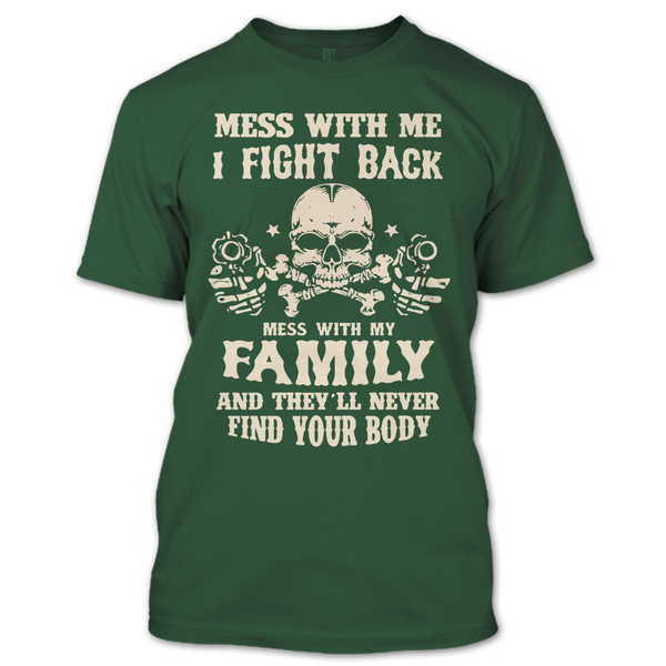 A black t-shirt with the shopify logo