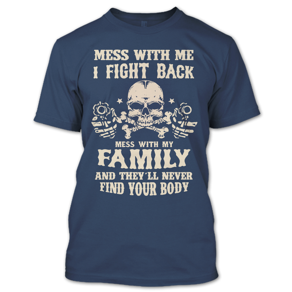 A black t-shirt with the shopify logo