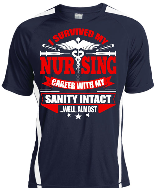 I Survived My Nursing T Shirt, Being A Nurse T Shirt, Cool Shirt