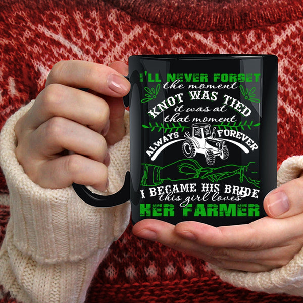 I Became His Bride Coffee Mug, This Girl Loves Her Farmer Coffee Cup