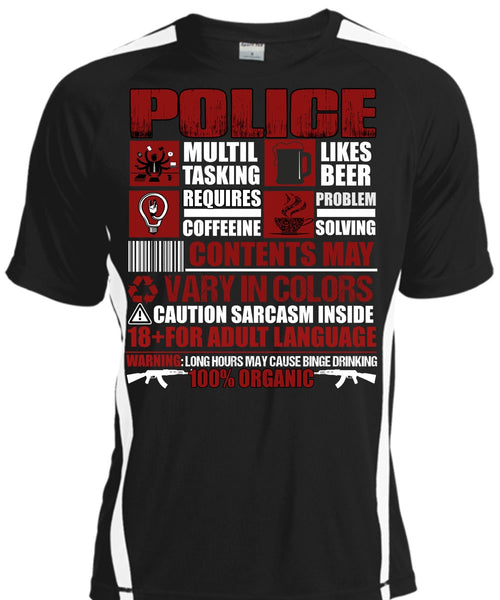 A black t-shirt with the shopify logo