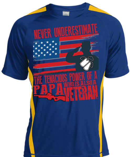 Papa Who Is Also A Veteran T Shirt, Being A Papa T Shirt, Cool Shirt