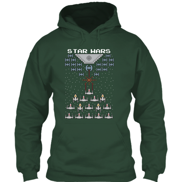 A black t-shirt with the shopify logo