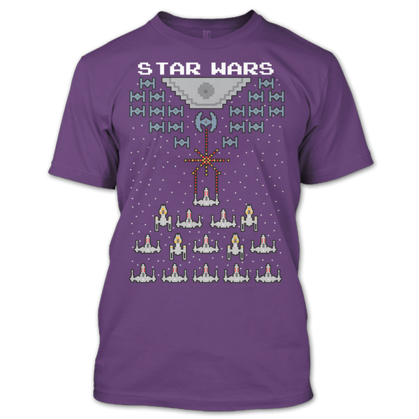 A black t-shirt with the shopify logo