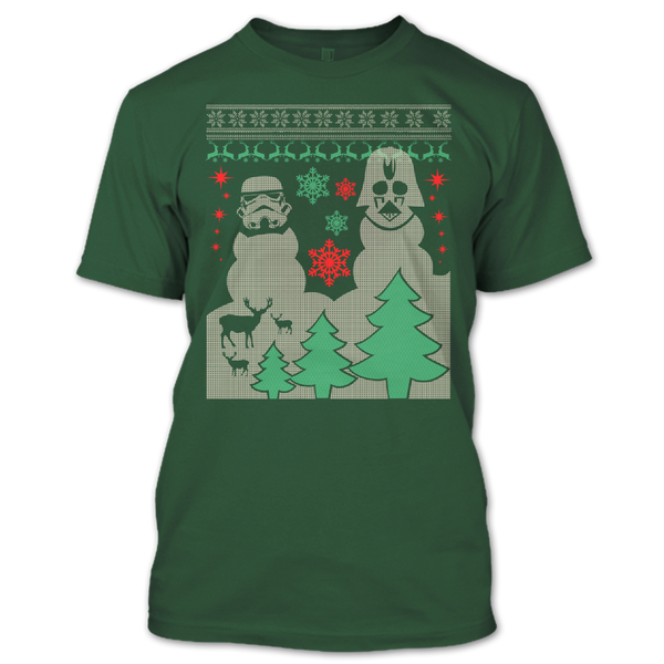 A black t-shirt with the shopify logo