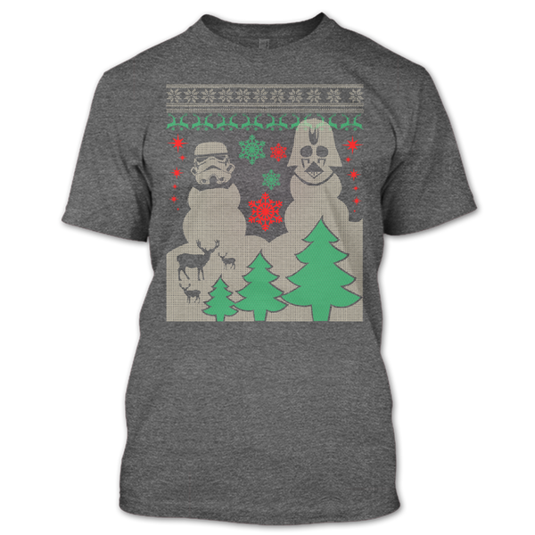 A black t-shirt with the shopify logo