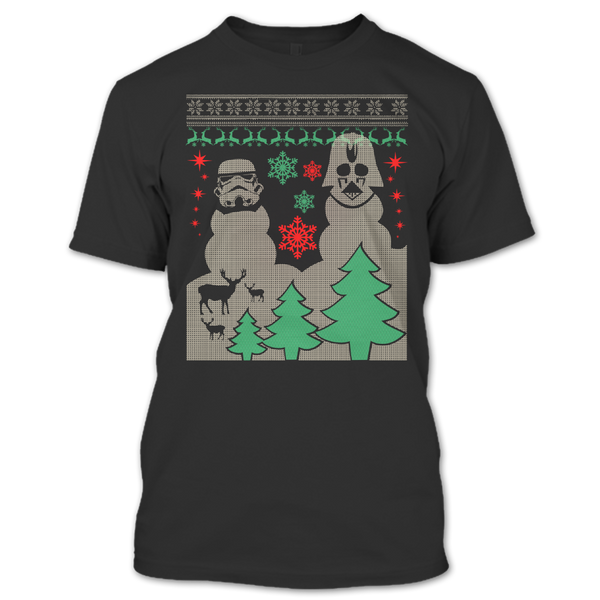 A black t-shirt with the shopify logo