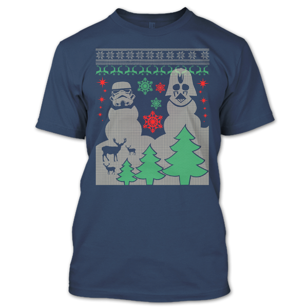 A black t-shirt with the shopify logo