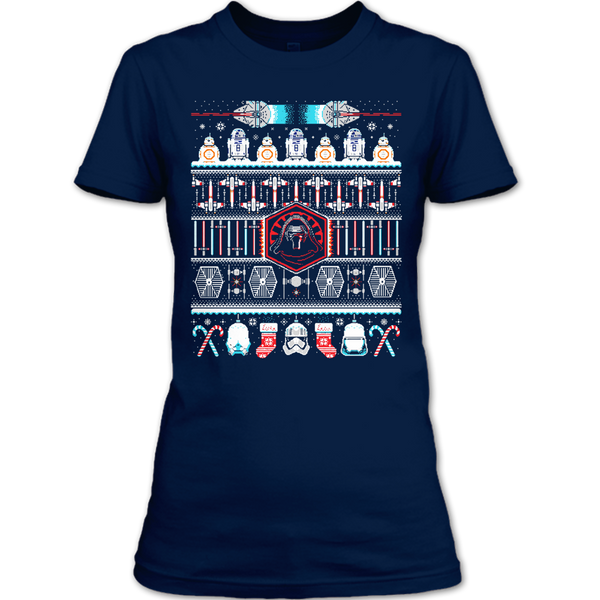 A black t-shirt with the shopify logo