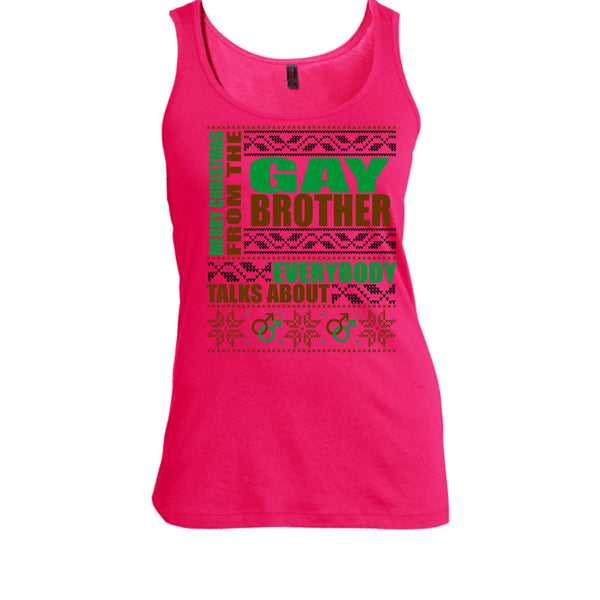 Merry Christmas From The Gay brother T Shirt, Gift For Gay Brother T Shirt, Awesome t-shirts