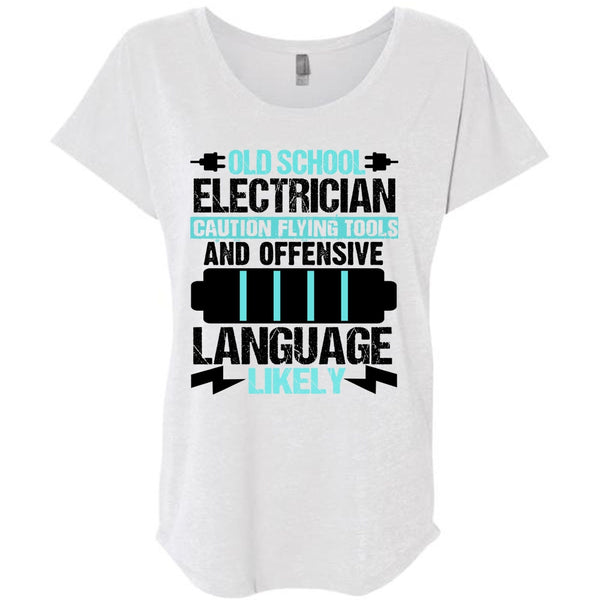 Old School Electrician T Shirt, I Love Electrician T Shirt, Awesome T-Shirts