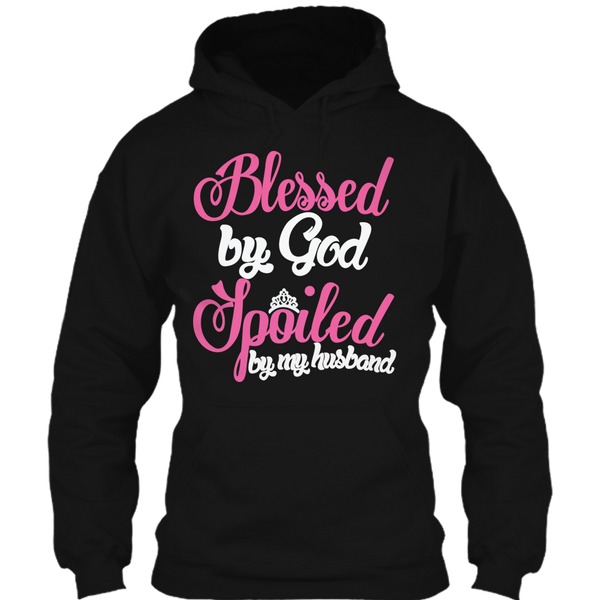 A black t-shirt with the shopify logo