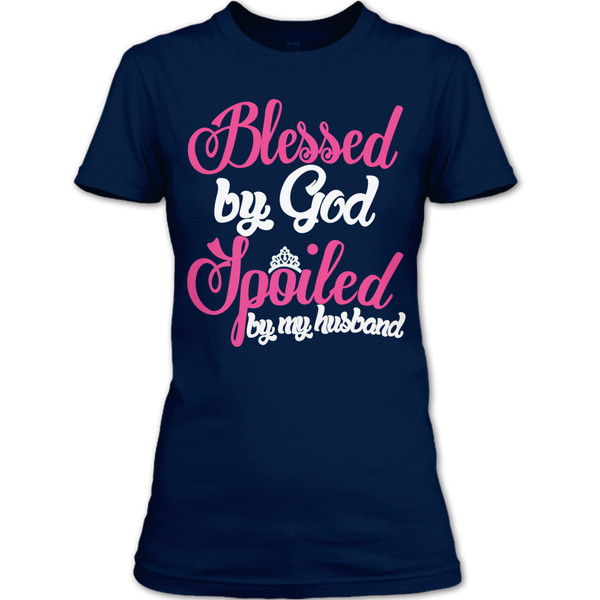 A black t-shirt with the shopify logo