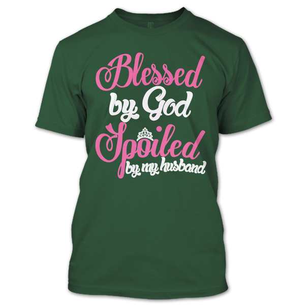 A black t-shirt with the shopify logo