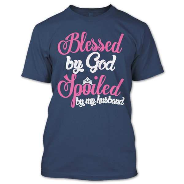 A black t-shirt with the shopify logo