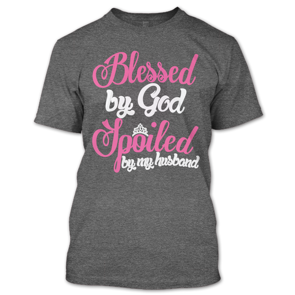 A black t-shirt with the shopify logo