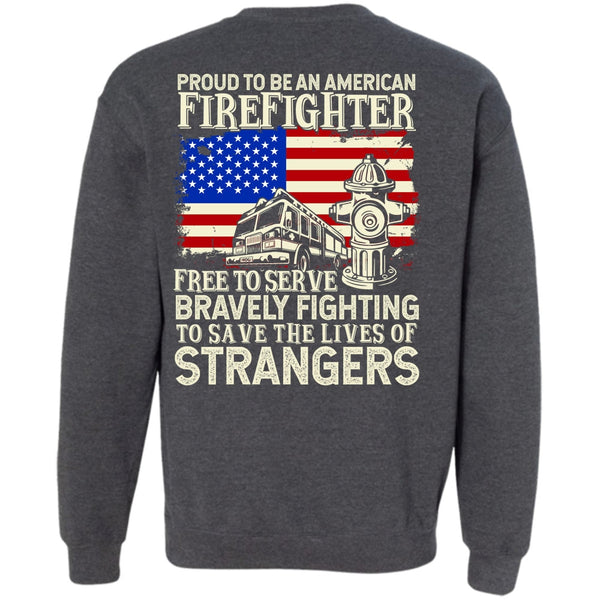 Bravely Fighting T Shirt, I Love Firefighter Sweatshirt