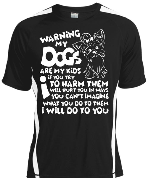 A black t-shirt with the shopify logo