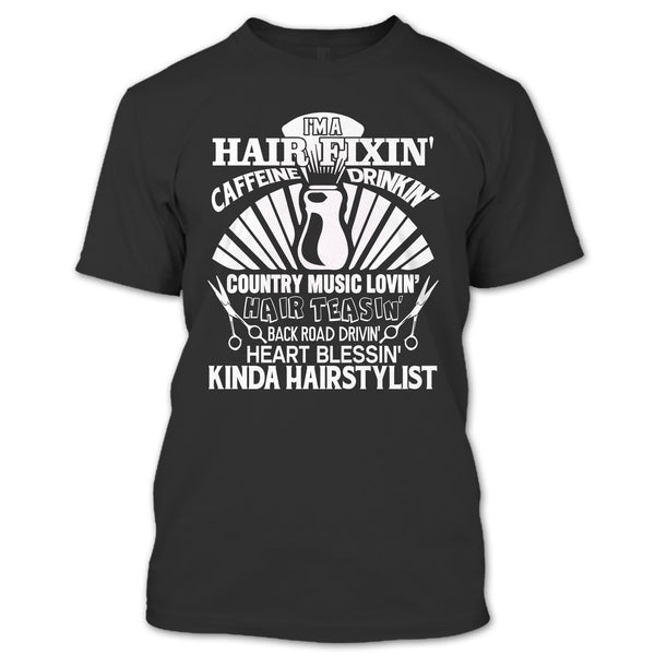 A black t-shirt with the shopify logo