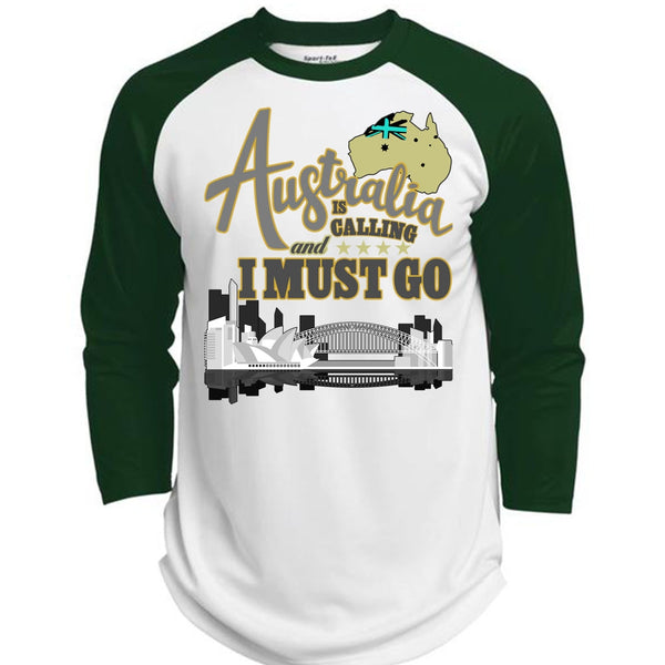 Australia Is Calling T Shirt, I Love Australia T Shirt, Awesome T-Shirts  (Polyester Game Baseball Jersey)