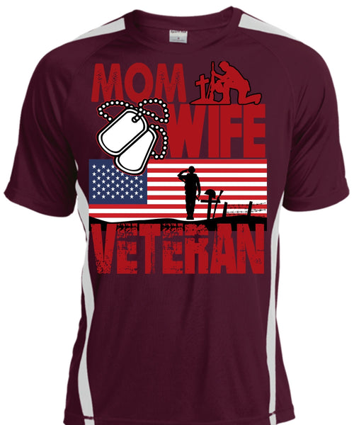 Mom Wife Veteran T Shirt, Being A Veteran T Shirt, Cool Shirt