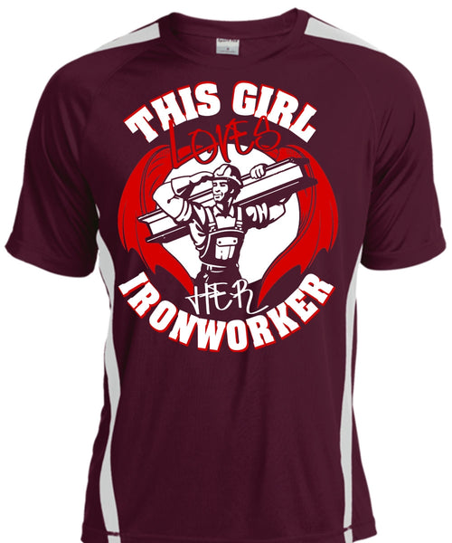 This Girl Loves Her Ironworker T Shirt, Being An Ironworker T Shirt, Cool Shirt