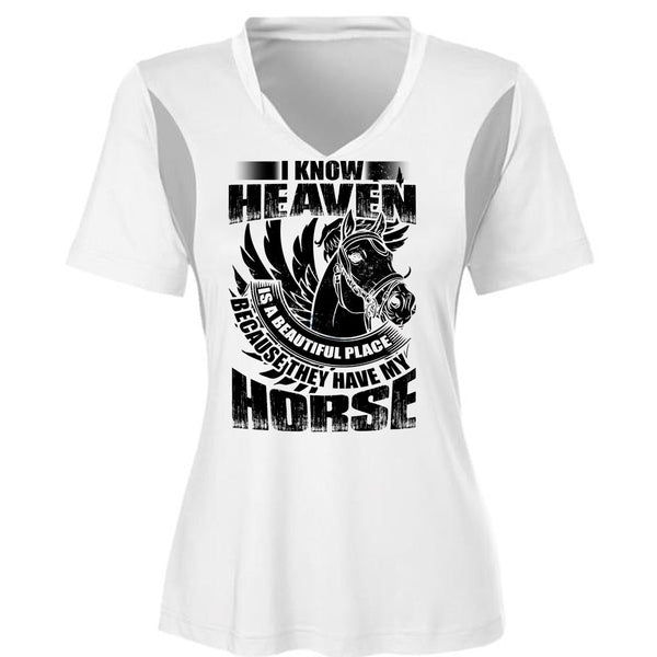 I Know Heaven T Shirt, I Love Equestrian T Shirt, Awesome T-Shirts