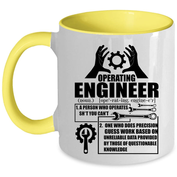 Awesome Operating Engineer Coffee Mug, Operating Engineer Accent Mug