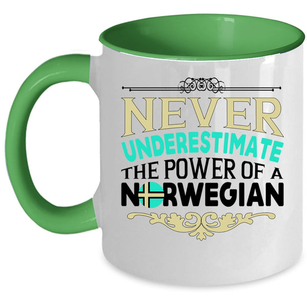 Awesome Norwegian Coffee Mug, The Power Of A Norwegian Accent Mug