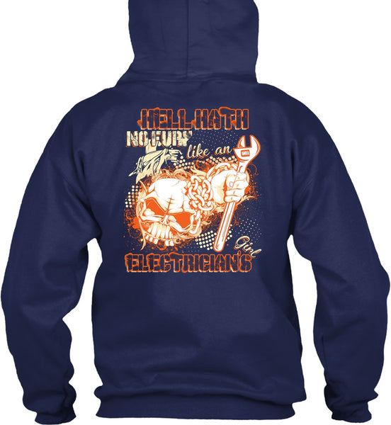 Like An Electrician's Girl T Shirt, Being An Electrician T Shirt