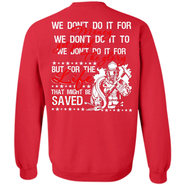 I Love Firefighter T Shirt, Fire Engine Riding Sweatshirt