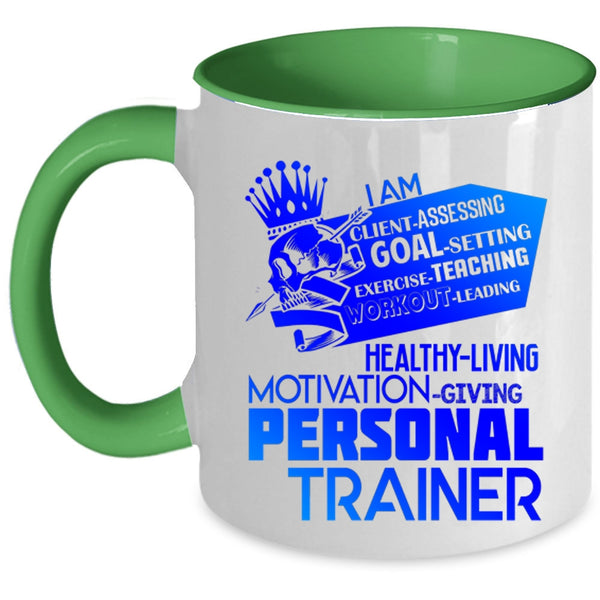 Cute Gift For Personal Trainer Coffee Mug, I Am Personal Trainer Accent Mug