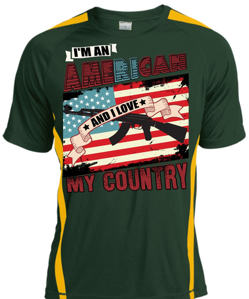 I'm An American T Shirt, I Love My Country T Shirt, Cool Shirt