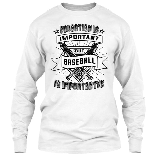 Education Is Important T Shirt, Coolest Baseball Player T Shirt