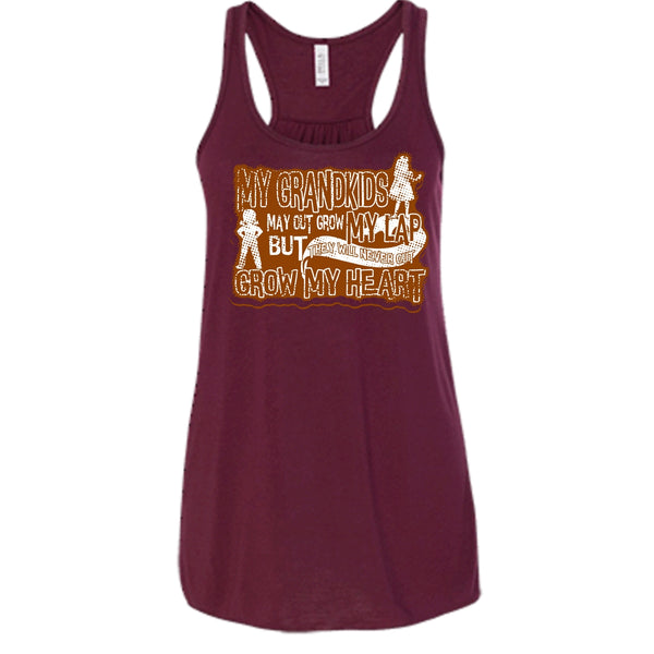 My Grandkids May Grow Out T Shirt, Never Out Grow My Heart Tank Top