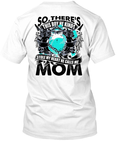 A black t-shirt with the shopify logo