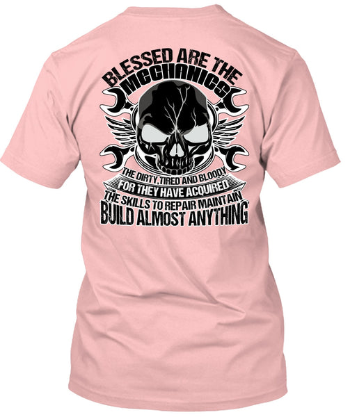 Blessed Are The Mechanics T Shirt, I Love Mechanic T Shirt