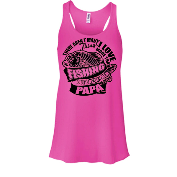 I Love More Than Fishing T Shirt, Fishing Dad Tank Top