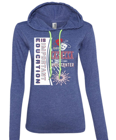 A black t-shirt with the shopify logo