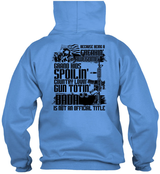 Grandkids Spoiling Country Loving Gun T Shirt, Being A Veteran T Shirt