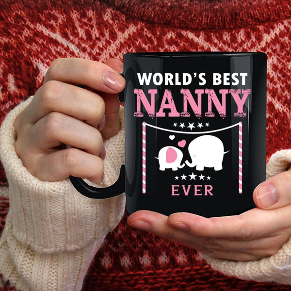 World's Best Nanny Ever Coffee Mug, I Love My Nanny Coffee Cup